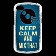 Coque Blackberry Q10 Keep Calm and Mix that Bleu