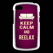 Coque Blackberry Q10 Keep Calm and Reelax Rose
