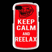 Coque Blackberry Q10 Keep Calm and Reelax Rouge