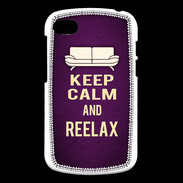 Coque Blackberry Q10 Keep Calm and Reelax Violet