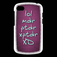 Coque Blackberry Q10 LOL MDR Rose ZG