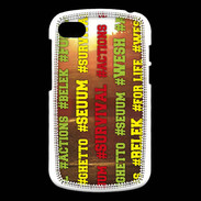 Coque Blackberry Q10 Wesh Vert Jaune Sun