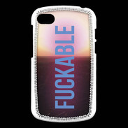Coque Blackberry Q10 Fuckable bleu ZG