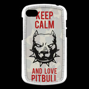 Coque Blackberry Q10 Keep calm pitbull 1 ZG