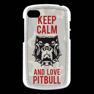 Coque Blackberry Q10 Keep calm pitbull 2 ZG