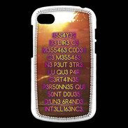 Coque Blackberry Q10 Message codé ZG