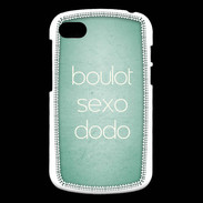 Coque Blackberry Q10 Boulot Sexo Dodo Vert ZG