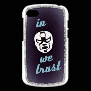 Coque Blackberry Q10 In Catch We trust Bleu ZG