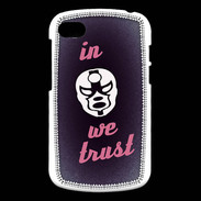 Coque Blackberry Q10 In Catch We trust Rouge ZG