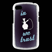 Coque Blackberry Q10 In Chicha We trust Bleu ZG