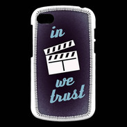 Coque Blackberry Q10 In Ciné We trust Bleu ZG