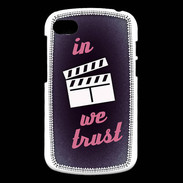 Coque Blackberry Q10 In Ciné We Trust Rouge ZG