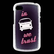 Coque Blackberry Q10 In Combi We trust Rouge ZG