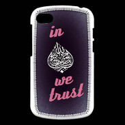 Coque Blackberry Q10 In Islam We trust Rouge ZG