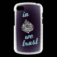Coque Blackberry Q10 In Islam We trust Bleu ZG