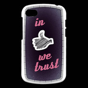 Coque Blackberry Q10 In Like We trust Rouge ZG