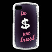 Coque Blackberry Q10 In Money We trust Rouge ZG