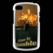 Coque Blackberry Q10 Poker flamme
