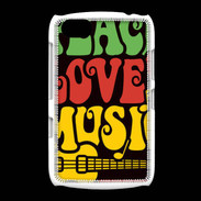 Coque BlackBerry 9720 Peace Love Music