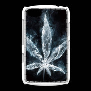 Coque BlackBerry 9720 Feuille de cannabis en fumée