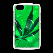 Coque BlackBerry 9720 Cannabis Effet bulle verte