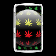 Coque BlackBerry 9720 Effet cannabis sur fond noir