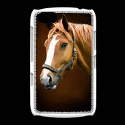 Coque BlackBerry 9720 Portrait de cheval en peinture