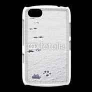 Coque BlackBerry 9720 Traces de pas d'animal dans la neige