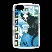 Coque BlackBerry 9720 Tête de Mort Chat noir