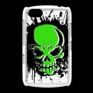 Coque BlackBerry 9720 Tête de mort en vert et noir