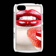 Coque BlackBerry 9720 Bouche sexy rouge à lèvre gloss rouge fraise