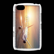 Coque BlackBerry 9720 Avion de ligne au coucher de soleil
