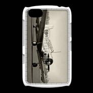 Coque BlackBerry 9720 Avion T6 noir et blanc