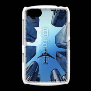 Coque BlackBerry 9720 Avion de ligne au dessus des immeubles
