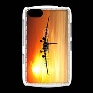 Coque BlackBerry 9720 Avion de ligne et couché de soleil