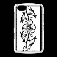 Coque BlackBerry 9720 Tatouage de fleurs 5