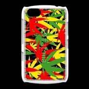 Coque BlackBerry 9720 Fond de cannabis coloré