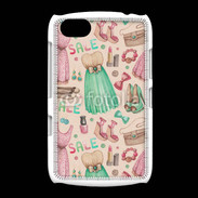 Coque BlackBerry 9720 Fond fashion rose et vert 2