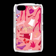 Coque BlackBerry 9720 Fond fashion rose 5