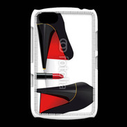 Coque BlackBerry 9720 Escarpins et tube de rouge à lèvres