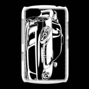 Coque BlackBerry 9720 Illustration voiture de sport en noir et blanc