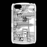 Coque BlackBerry 9720 Rue de New York en dessin noir et blanc