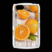 Coque BlackBerry 9720 Belles oranges sur fond en bois