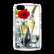 Coque BlackBerry 9720 Champagne et rose rouge