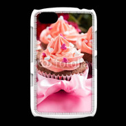 Coque BlackBerry 9720 Cupcake et ruban rose