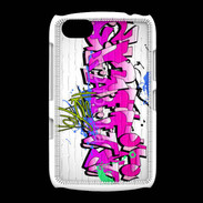 Coque BlackBerry 9720 Graffiti wall background, urban art 1000