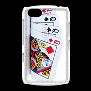 Coque BlackBerry 9720 Carré de dames au poker