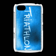 Coque BlackBerry 9720 Triathlon sur fond bleu