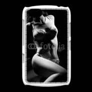 Coque BlackBerry 9720 Charme noir et blanc