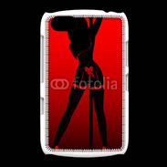 Coque BlackBerry 9720 Pole danseuse noir et rouge